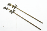 Brook Stone USA 12" Brass Jewellers Clamps Set of 2