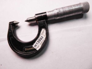 Starrett 210a screw thread pitch Micrometer