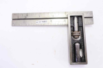 Starrett USA 6" double square with level