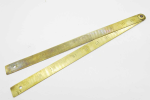 I & D Smallwood No 1917 24" brass rule