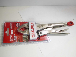 Milwaukee 46-22-3610 10" curved jaw vice grip with max bit new
