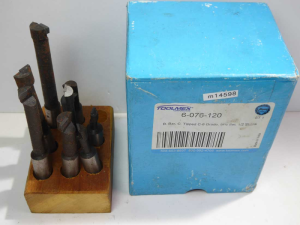 Toolmex 6-076-120 carbide tipped set of 8 lathe tools, 1/2" shank