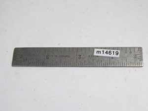 Starrett USA 604 no4 4" steel rule