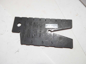USA 29 deg screw thread gage