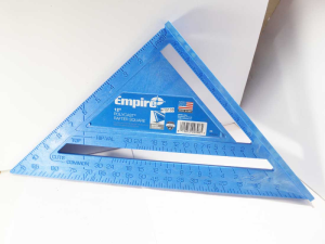 Empire USA 12" polycast rafter square, as new