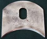 Concave 2 1/4" Unmarked Cutter.