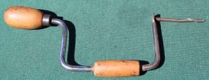 Miniature Hand Brace, Good Wood, No Maker.