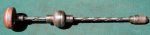 North Bros Usa # 50 Automatic Boring Tool, 15" Long, Good Wood, Most Plating Gone.