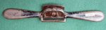 Unmarked Spoke Shave, Unusual Design, Ornate Cap, 1 3/4" Cutter.