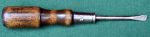Wood Handle Screwdriver, Usa. 7" Long.
