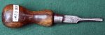 Early 4 1/2" Turnscrew, Made In Sheffield, Some Bruising On Handle.