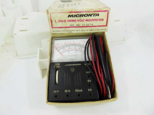 McCronta 1000 ohms volt meter