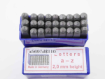 Rare German Made Lower Case 2mm letter set