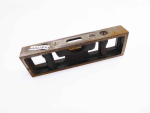 Starrett 4" level, 1 upright vial missing, works fine