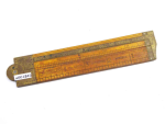 Stanley 36 1/2L Boxwood & brass caliper rule, 12"