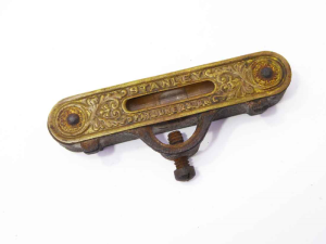 Stanley Brass Top Line Level, patent 1898, 3"