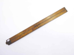 Lufkin 781 24" brass bound boxwood 4 fold rule