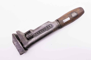 Vintage 7 1/2" long timber infill wrench patent 1897
