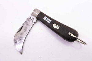 Klein USA curved blade pocket knife, 3" long blade
