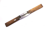 Vintage timber & steel 13" long scraper