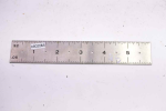 Steel 6" long rule, very nice rule