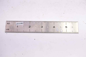 Steel 6" long rule, very nice rule