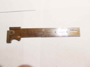 Union USA #4 6" long vernier