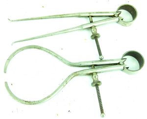 Brown & Sharpe 801, 802 6" Pair Tube Calipers.