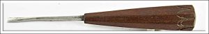 C Maier Carving Chisel With Carved Handle 6Mm Curved.