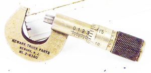 Usa Made 0 - 1/2" Micrometer, Also Marked Newark Truck Parts.