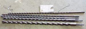 Sds Drill Bit Set, Long At 20" Long, 10, 12, 16, 22 & 25Mm.