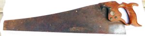 Warranted Superior 26" Saw, 8 Points.