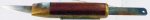 Timber And Brass Marking Knife.