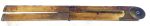 J Rabone & Sons #1120 Boxwood Rule With Built In Level, Very Early Model, Owners Name In Brass.