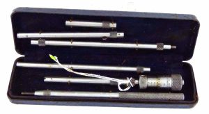 Fleming Machine Co Usa #1225 Micrometer Set In The Box, Little Used.