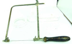 Hr Germany Deep Jeweler's Saw, Has Been Repaired But Perfect.