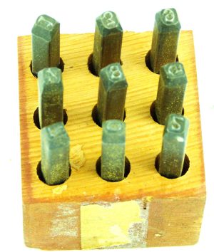 Young Usa 1/8" Number Set.