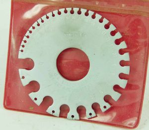 Us Standard Gage For Sheet And Plate Iron Gage.