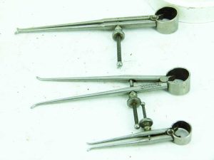 Starrett Set 3 Tube Calipers, 5 1/2, 4 1/2 & 3".