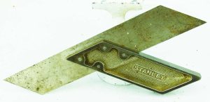 Rare Stanley Mitre Square Early Rule And Level Model, 9" And Really Hard To Get In This Condition.