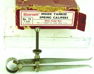Starrett USA #73 4" Yankee Calipers, No Box Included.
