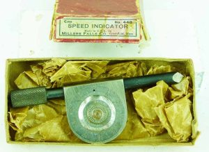 Millers Falls #440 Speed Indicator Iob, Complete.