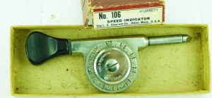 Starrett #106 Speed Indicator Iob,