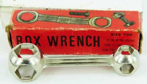 Fun Services Box Wrench Made In Hong Kong, 7/16, 9/16, 23/32, 5/8, 11/16, 5/16, 3/8, 13/32, 7/16, 1/2".