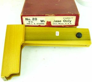Starrett #20 6" Timber Case For EngineersSquare Iob.