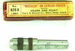 Starrett No 828A Wiggler Or Center Finder With Shank And Point.