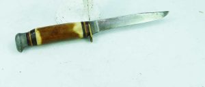 Solingen German Stagg Handle Bowie Knife 5".
