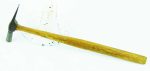 Vintage Jeweler's Hammer, Rounded Face, 2 1/4" Long, Maker Worn F.