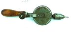 Rare Design Hand Drill, Maker Not Found, 10" Long.