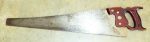 Warranted Superior K3 Keystone Pacemaker Made By Disston Saw, Full Engravings, 26" Long, 7 Tpi,  Engraved Handle.